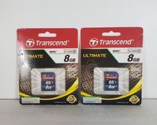 Transcend Ultimate SDHC 8GB Class 10 TS8GSDHC10 Memory Card NIP
