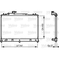 Valeo 735577 KüHler MotorküHlung FüR Mazda CX 7 ER