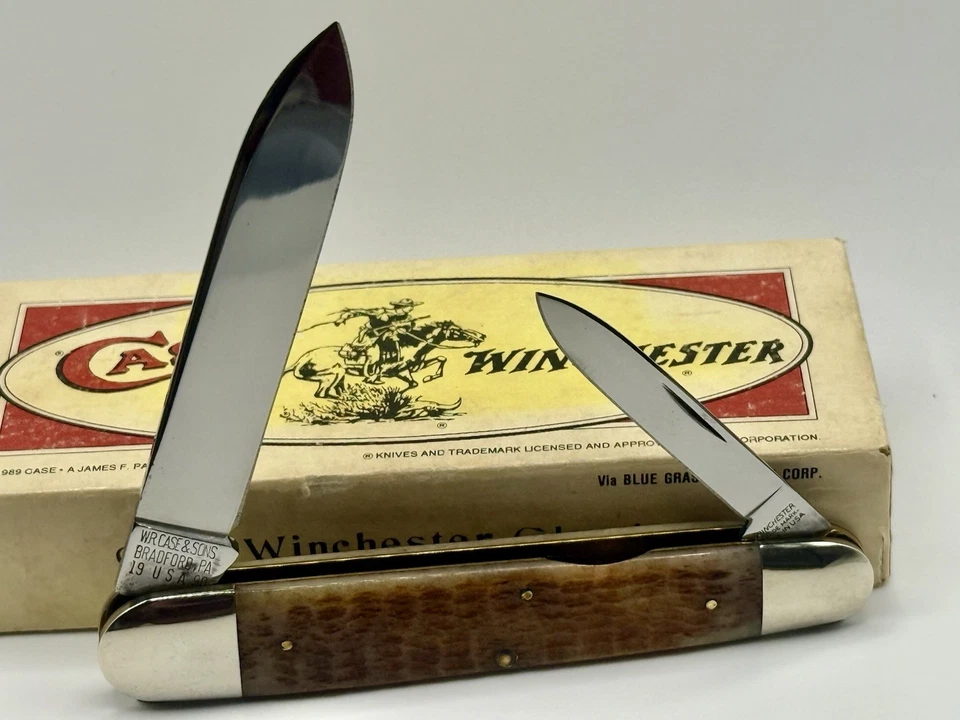 Case Classics 62091 Estuche Winchester Grande Medio Whittler, Hueso de Camello Foto 4 de 4