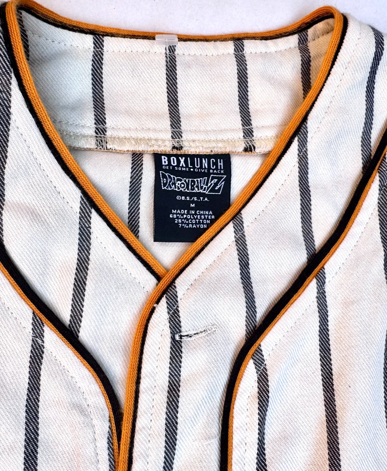 Dragon Ball Z Goku Saiyan Baseball Jersey