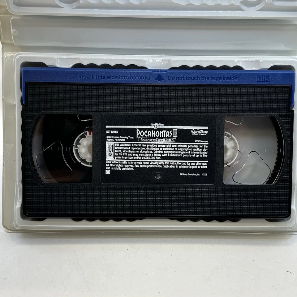 Pocahontas II Journey to a New World VHS Video Tape Gold Collection Clamshell 2 - Image 4 of 4