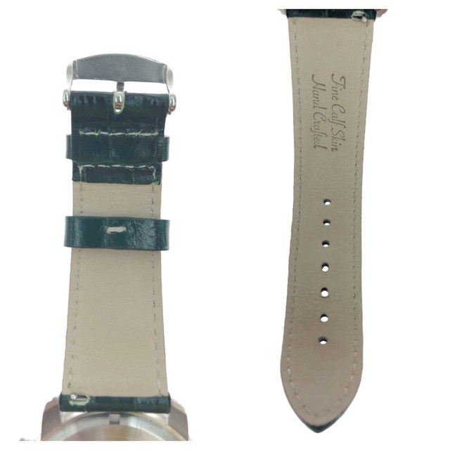 Zeppelin 8680-4 Chronograph Watch Green Used Mens 100th Anniversary Limited Japa image 5