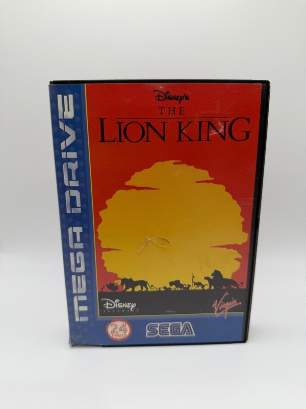 The Lion King Vintage Mega Drive Saw Game WORKING PAL ENG Used Original