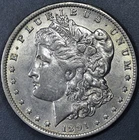 1891-O $1 MORGAN SILVER DOLLAR KM# 110 Grade:  AU A6146
