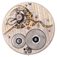 Hamilton Railroad Grade 992 16-Size Antique Pocket Watch Movement, Keeps Time