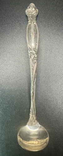 Frontenac by International Sterling Silver Mustard Ladle 4 3/4"