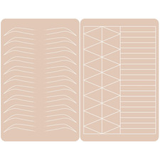 3 Pcs Thicken Two Sides Microblading Practice Silicon Skin Perfect for Permanent