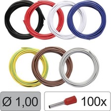Quadrios 25CW115 LiFY 1.0mm  Single Wire Black, Red, White, Blue, Yellow-Ve