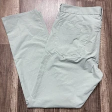 Vineyard Vines On The Go Pants Mens 34x30 Mint Green OTG 5 Pocket Pant Commuter