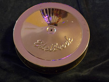 Used Edelbrock Chrome Air Cleaner Assembly 14 Inch Diameter 4 Bbl Carb Gm Ford Used Edelbrock Chrome Air Cleaner Assembly 14 Inch Diameter 4 Bbl Carb Gm Ford
