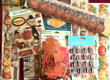 YOU CHOOSE - FALL THANKSGIVING HARVEST 3D STICKERS EMBELLISHMENTS JOLEE'S K  CO