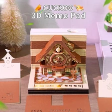 3D Memo Pad Paper Design 3D Art Craft Note Pad Notepad Home Decoration^/