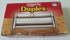 Vintage Imperia Duplex Attachment Pasta Maker Made in Italy w/Box Rare