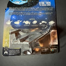 JOHNNY LIGHTNING PAIR ROMULAN BIRD OF PREY & KLINGON LEGENDS OF STAR TREK SHIPS