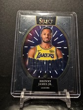 122112 - Bronny James JR Rookie 2024-25 NBA Select Basketball Neon Icons #2 RC