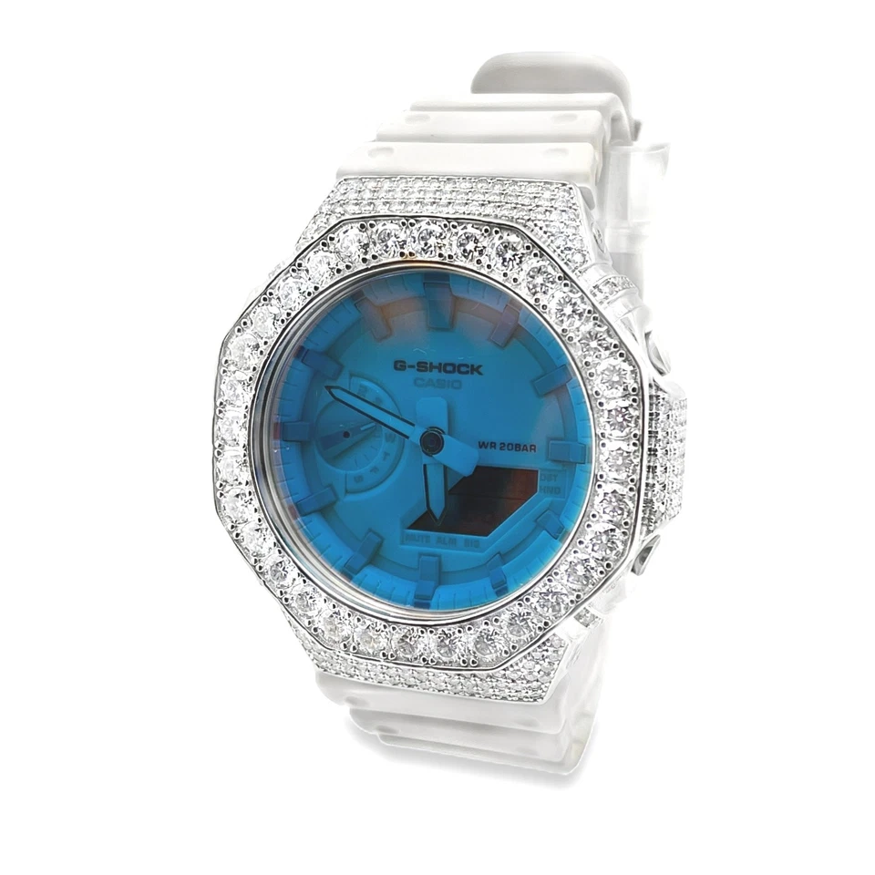 RELOJ G-SHOCK MOISSANITE AZUL CLARO Foto 3 de 4
