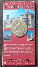 QUEEN VICTORIA / OSBORNE HOUSE - Isle of Wight, 3 ECU Coin Unused in Card - 1996