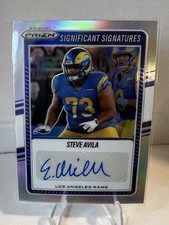 2025 Panini Prizm Steve Avila Significant Signatures Silver Auto Rams #SSI-SAA