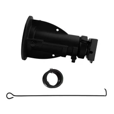 Black Cushioned  Wheel To Gooseneck Adapter 12" 13" 14" 15" 16" 12''-16'' 20K lb