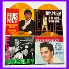 ELVIS PRESLEY 50th Anniversary GOLD VINYL 7" 45 Picture Sleeve Records Lot 1of3