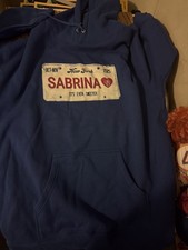 2025 Sabrina Carpenter Short N Sweet XL Hoodie NYC MSG New York Tour Blue