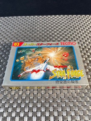 D074 Famicom Software Super Star Force: The Secret Tecmo #bbf62f
