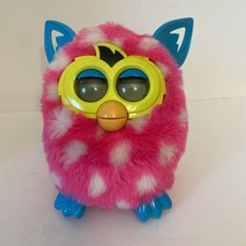 Juguete interactivo Hasbro a lunares rosa y blanco Furby Boom PROBADO FUNCIONA