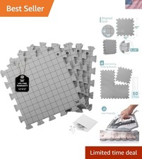 4-Pack 12'' x 12'' Blocking Mats for Crochet  Knitting with 50 T-Pins Included