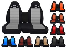 Truck Seat Covers Fits 1994 To 2004 Chevy S10 60-40 Seat Wconsole With Design