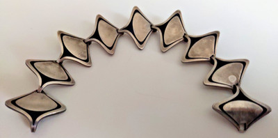 Poul Warmind Sterling Bracelet Denmark c. 1970 Design number 39 (includes pouch)