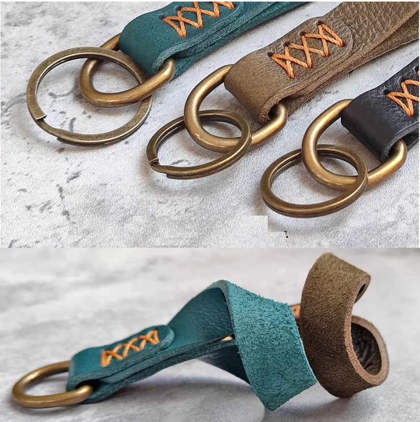 Colgante llave coche, doce signos del zodiaco, personalidad, cuerda de cuero hecha a mano, regalo bricolaje Foto 4 de 4