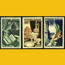 3 TIMBRES POSTE FRANCE 1954 - N° 971/972/973 - NEUFS **