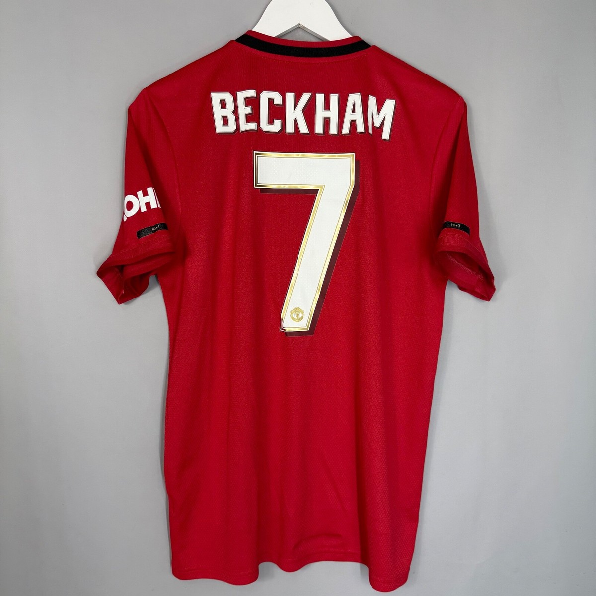 MANCHESTER UNITED BECKHAM Jersey 2019/2020 Home Football REUNION Shirt Size L EUR 65,43 - ES