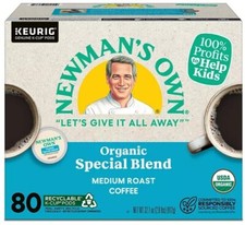 Newman s Own Organics Special Blend Coffee K-Cup Pods - 80 ct. Free Shipping