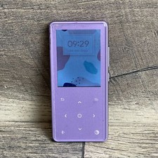 AGPTEK H9 Purple Bluetooth Built-in Speaker 2.4" LCD 16GB FM Radio MP3 Player