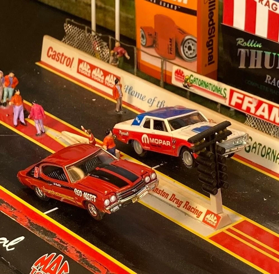 BOB HAMILTON 1970 CHEVY CHEVELLE SS RED ALERT NHRA S/S DRAG STRIP LEGENDS MOC - Image 2 of 4