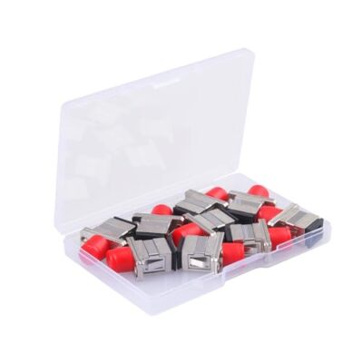 10 Pack SC Female to FC Female Simplex Single Mode Adapter, Fiber Optic Coupl...