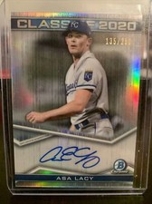 2020 Bowman Draft - Asa Lacy - Class of 2020 # /250 K.C. ROYALS On Card Auto