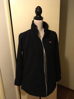NWT Tommy Hilfiger Sport Full Zip Fleece Jacket Black XL $59.99 + Free Shipping