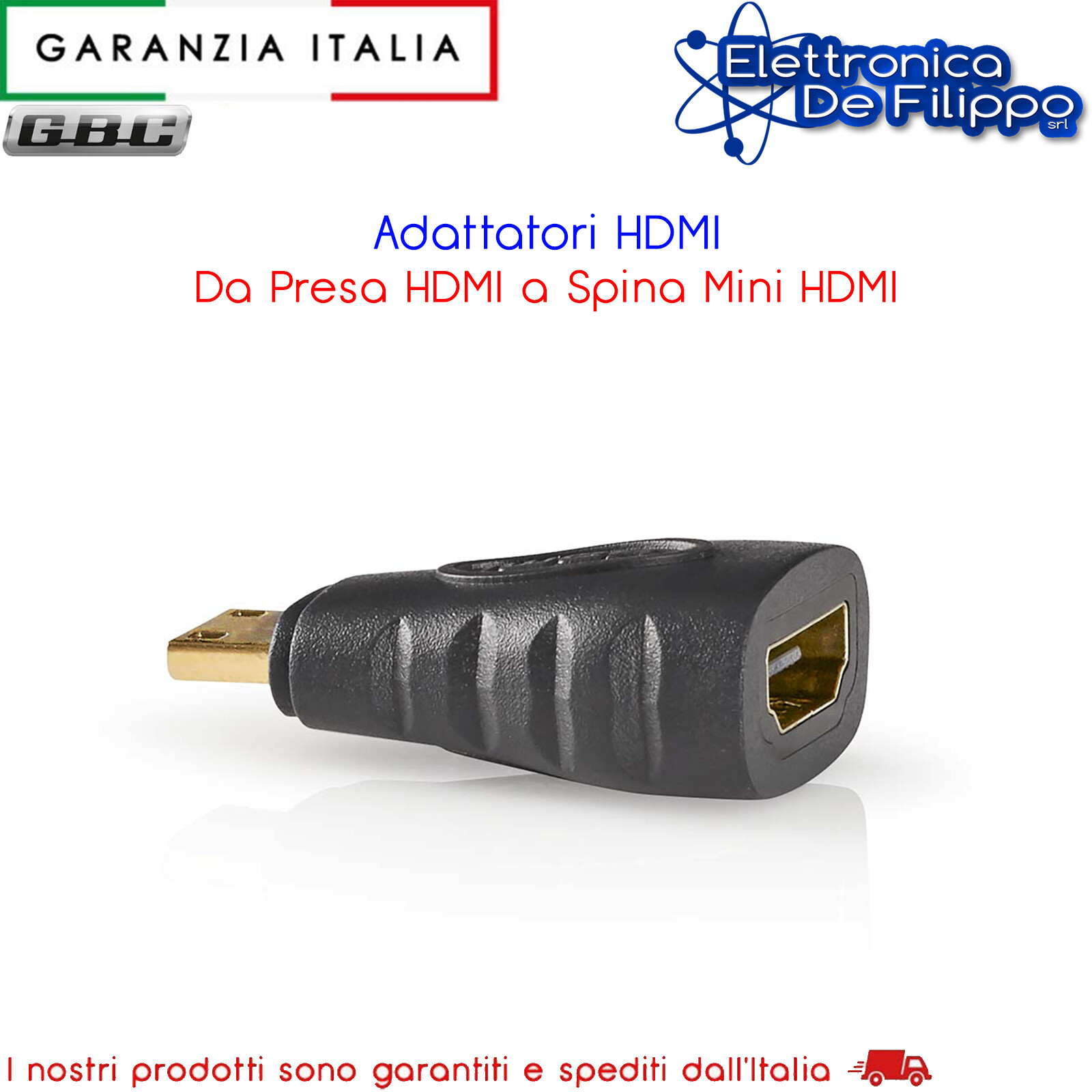 Adattatori HDMI Da Presa HDMI a Spina Mini HDMI