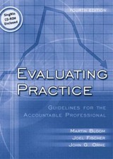 Evaluating Practice by Martin Bloom includes cd-rom