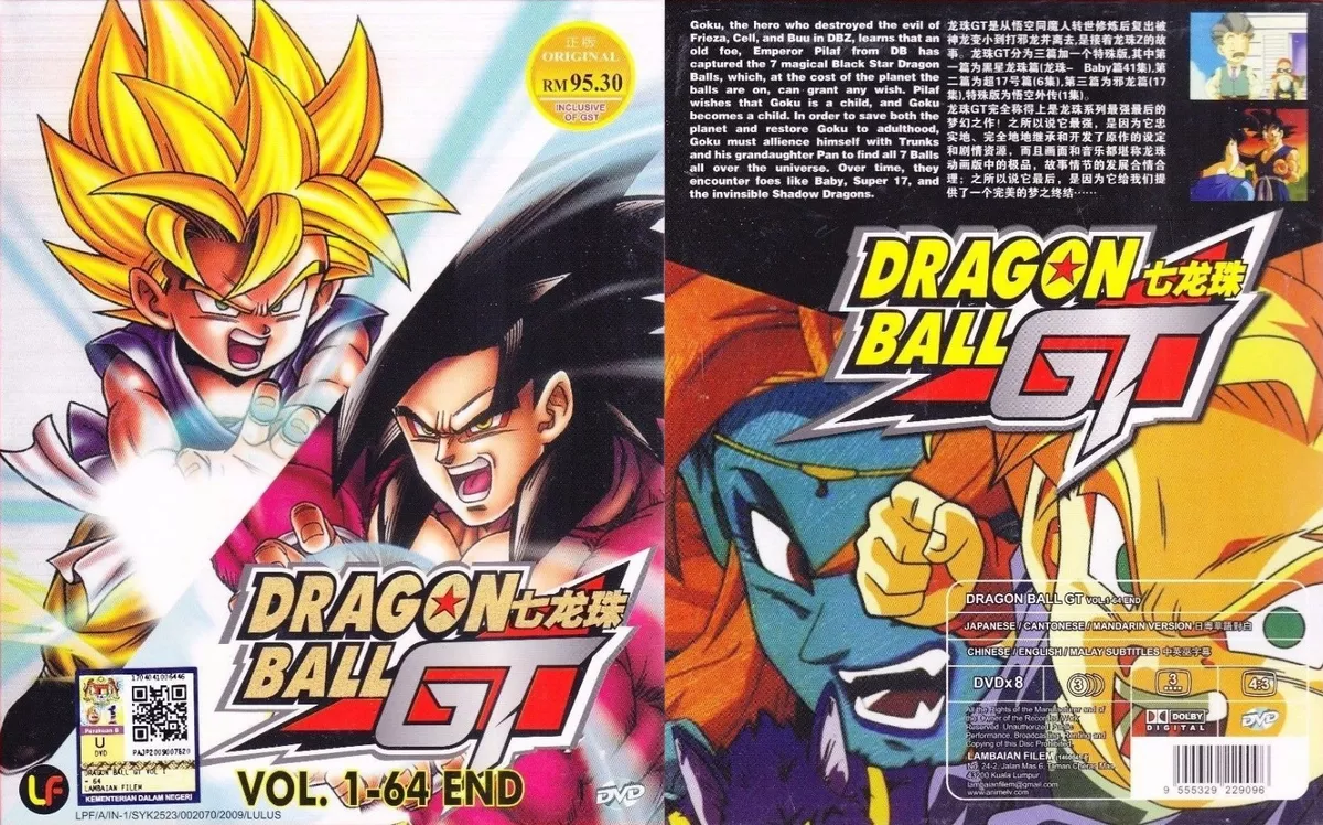 Anime Dragon Ball GT em Blu Ray