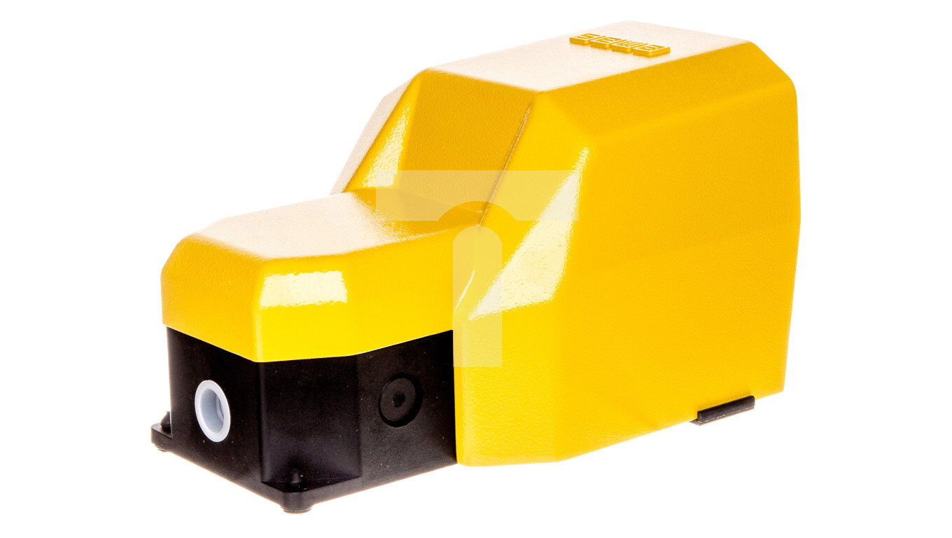 Single foot switch with cover yellow metal 2Z 2R 2 steps T0-PDKS11GX20 /T2UK
