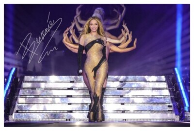 BEYONCE (3) LEGENDARY SINGER - USA - 6x4 Signed Autograph PHOTO - Print