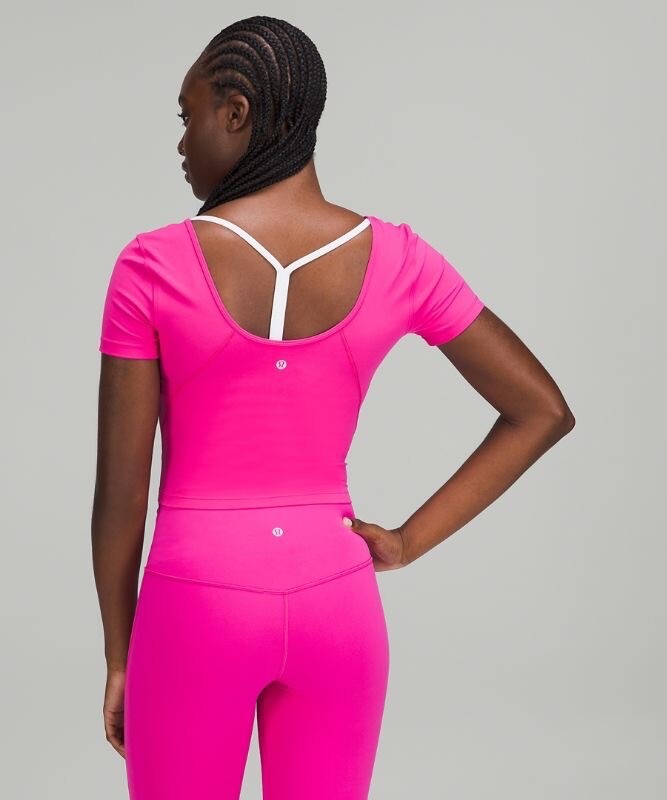 Lululemon Align Tee Sonic Pink 4 NEW | eBay