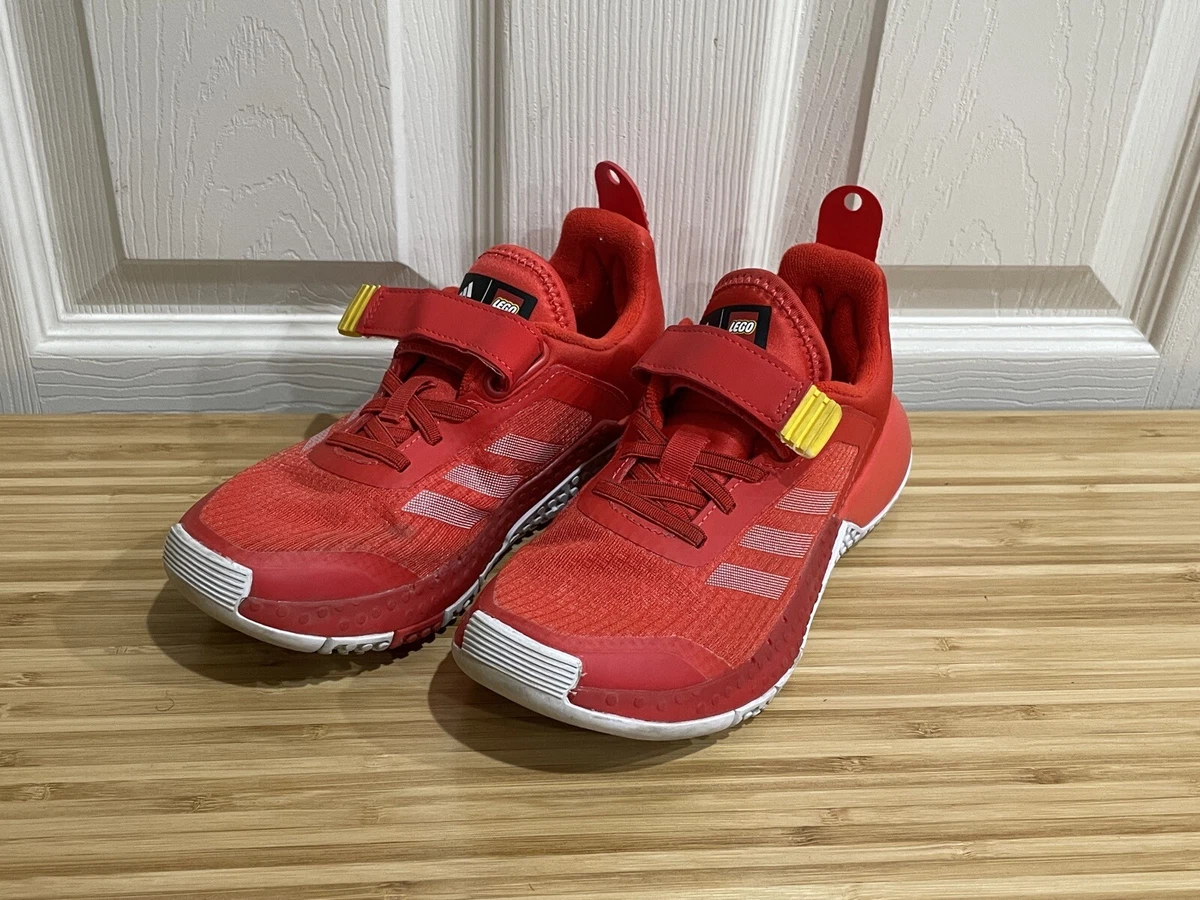 Red adidas boys shoes sale
