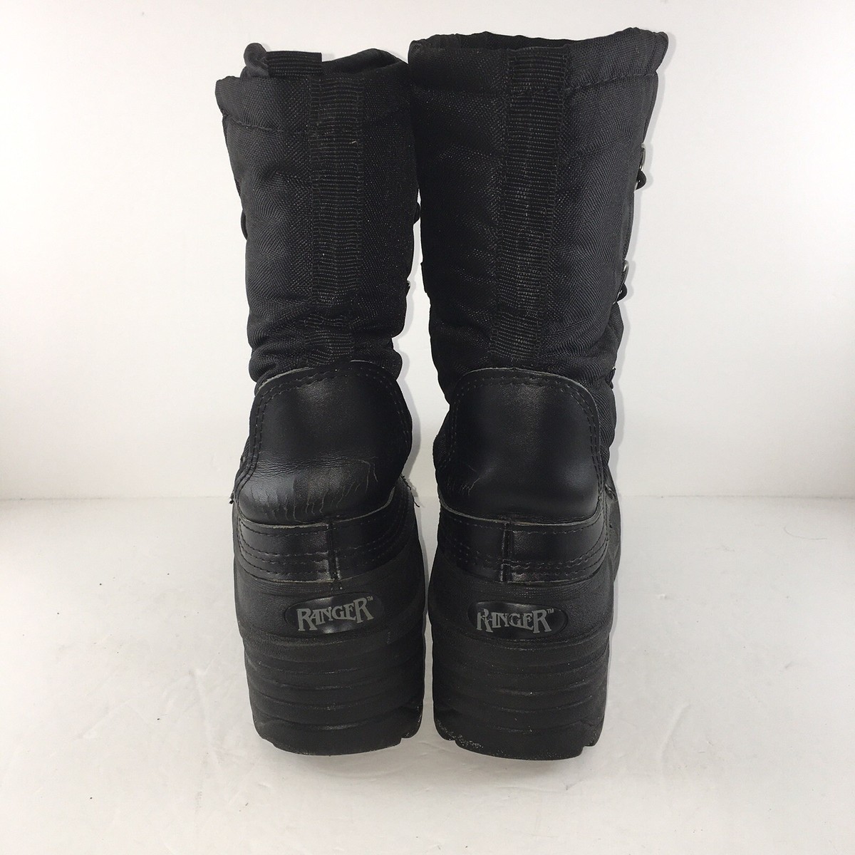 Ranger Shoes Mens Black 8 Winter Boots Thermolite Insulation Front Zip Warm Ranger Men main image 2