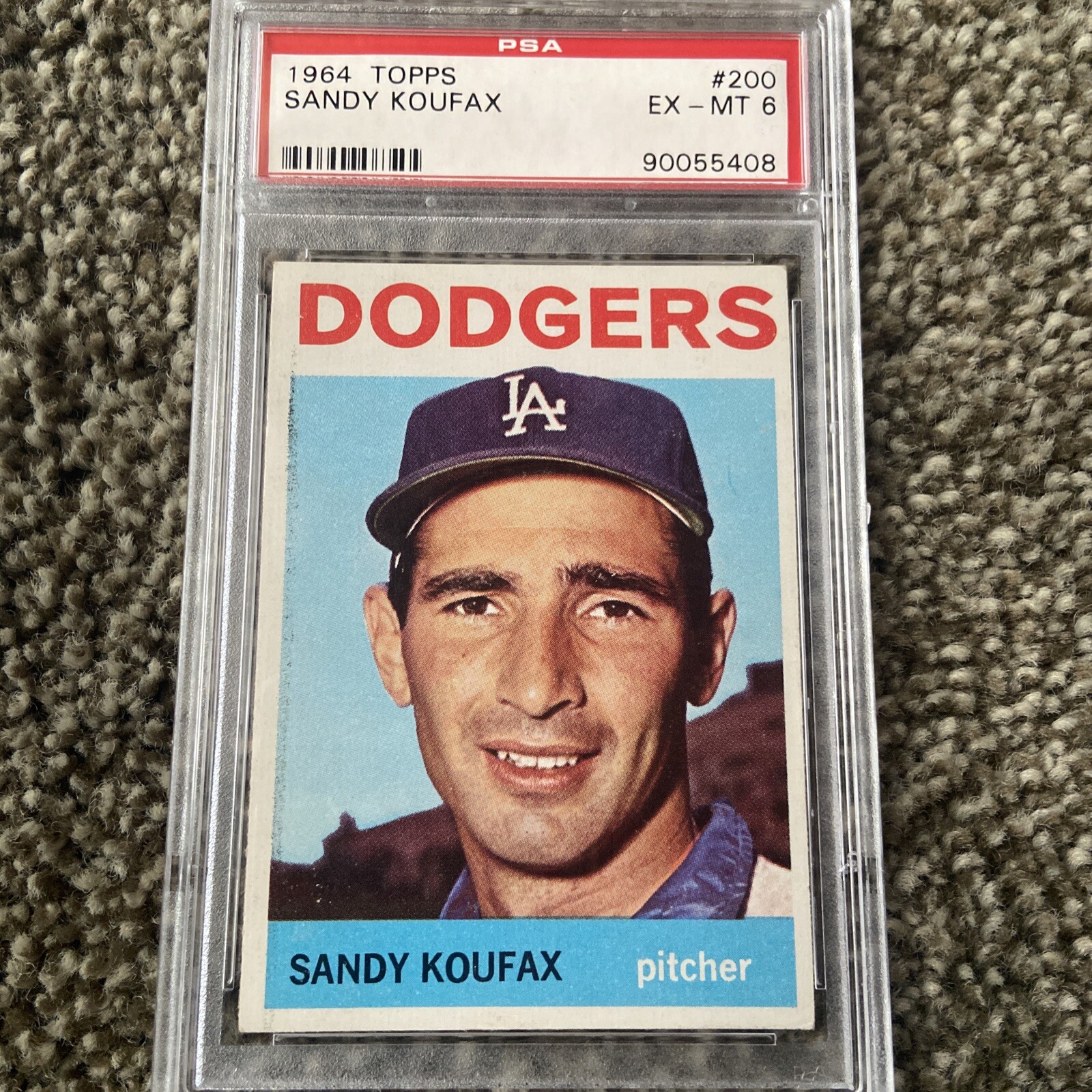 1964 Topps Sandy Koufax PSA 6 Dodgers #200