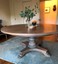 century traditional transitional 78 in. round dining table