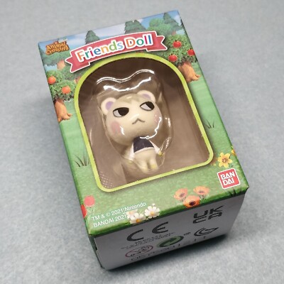 Nintendo Bandai Animal Crossing New Horizons Marshal Flocked Friends Doll Figure
